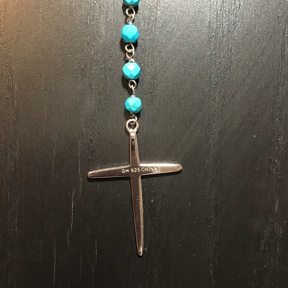 Sterling Silver Cross Necklace - Picture 4 of 4